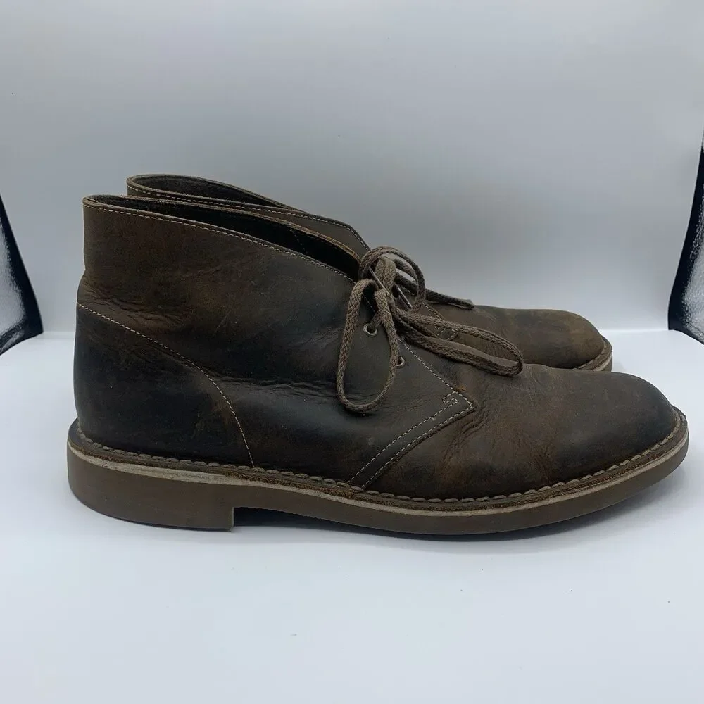 Clarks Bushacre 2 Beeswax Desert Boot Chukka Size 11 Men's Brown